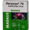 Легалон 70 капс. 70 мг №60, Мадаус ГмбХ